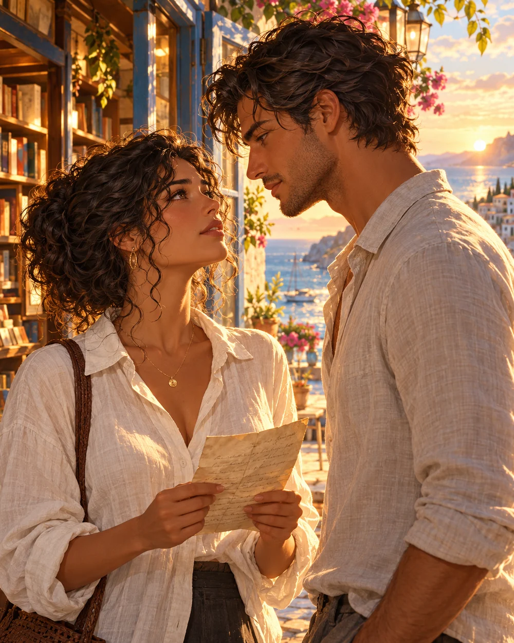 Adult romantic leads in One summer left